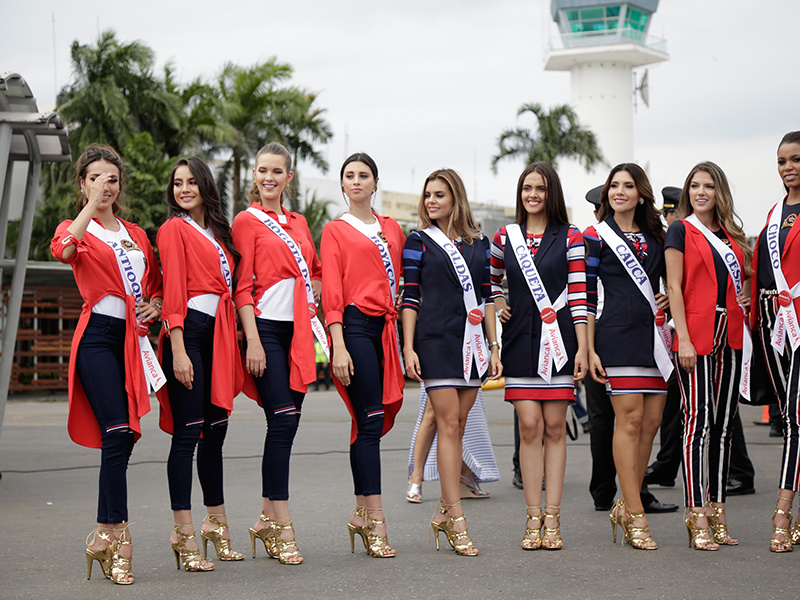 Recibimiento a las Reinas en el Hotel Hilton Cartagena