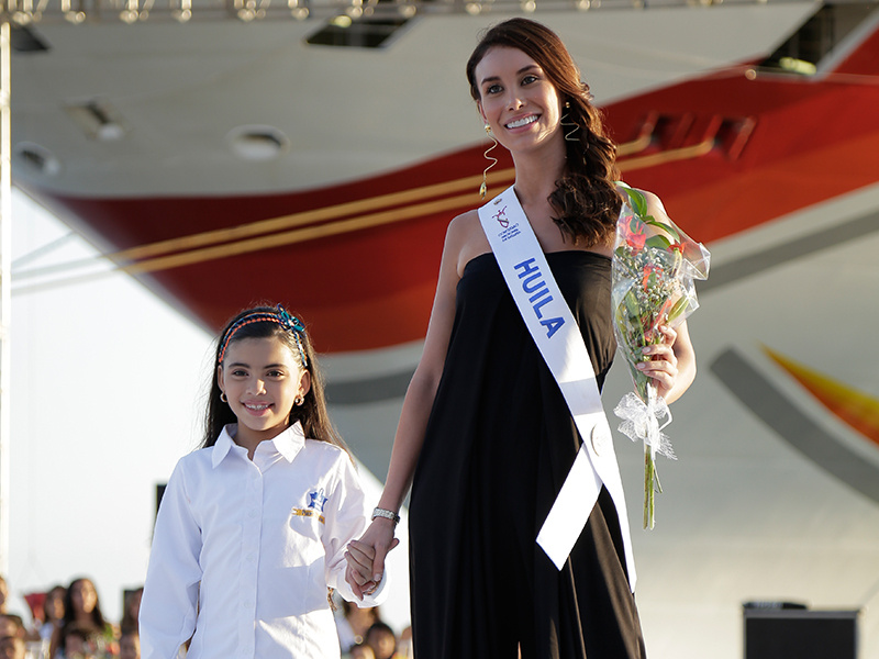 Sociedad Portuaria recibió a las reinas nacionales